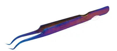 Curved V-Shape 45­° Volume Tweezer