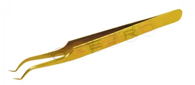 Curved V-Shape 45­° Volume Tweezer