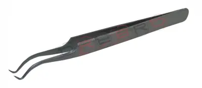 Curved V-Shape 45­° Volume Tweezer