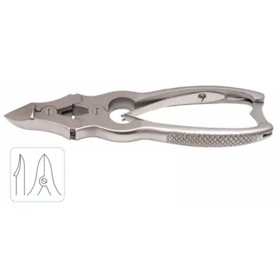 Double Action Nail Clipper Curved Double Spring 15cm