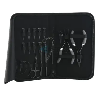 Hair Extension Tools Kit- Plasma Black