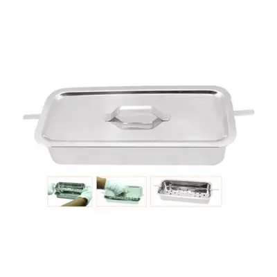 Instrument Sterilization Tray with lid 10X8X2.5"