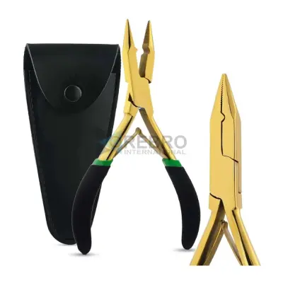 Microlink's Hair Extension Crimping Plier- Gold
