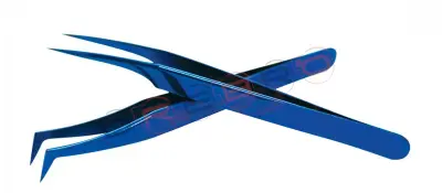 Pro Straight Angle Isolation Tweezer (12cm) L-type Volume 75° Tweezer (11.5cm)