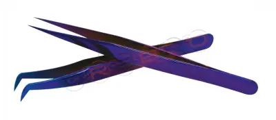 Straight Isolation Tweezers (12cm) (Wide Tip) Russian Volume 75° Tweezer (11.5cm)