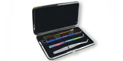 TWEEZERS PACKING CARRYING CASE- Elastic Case Holding for (4) Tweezers (17cm*10cm)